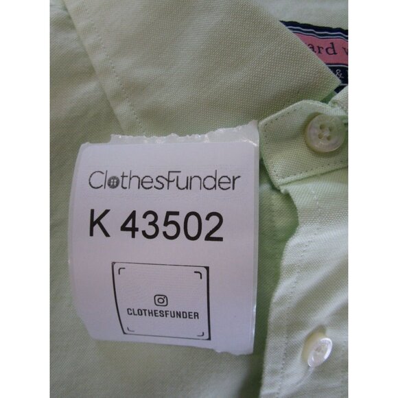 Vineyard Vines Shirt Large Button Up Whale Shirt Preppy Breathable - Picture 10 of 10